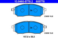 ATE 605778 Brake pad set 13.0460-5778.2 - Brake Pads