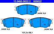 ATE 605822 Brake pad set 13.0460-5822.2 - Brake Pads