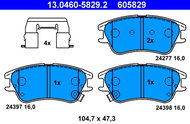 ATE 605829 Brake pad set 13.0460-5829.2 - Brake Pads