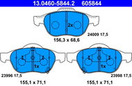 ATE 605844 Brake pad set 13.0460-5844.2 - Brake Pads
