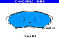 ATE 605854 Brake pad set 13.0460-5854.2 - Brake Pads