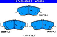 ATE 605888 Brake pad set 13.0460-5888.2 - Brake Pads