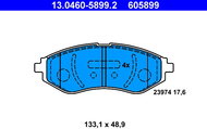 ATE 605899 Brake pad set 13.0460-5899.2 - Brake Pads