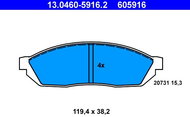 ATE Brake pads 13.0460-5916.2 - Brake Pads