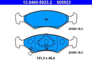ATE Brake pad set 13.0460-5923.2 - Brake Pads