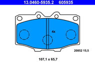 ATE 605935 Brake pad set 13.0460-5935.2 - Brake Pads