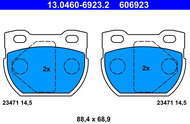 ATE 606923 Brake pad set 13.0460-6923.2 - Brake Pads