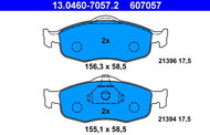 ATE 607057 Brake pad set 13.0460-7057.2 - Brake Pads