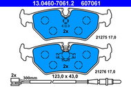 ATE 607061 Brake pad set 13.0460-7061.2 - Brake Pads