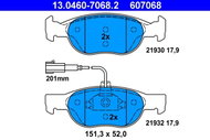 ATE Brake pads 13.0460-7068.2 - Brake Pads