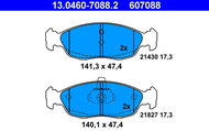 ATE 607088 Brake pad set 13.0460-7088.2 - Brake Pads
