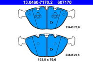 ATE 607170 Brake pad set 13.0460-7170.2 - Brake Pads