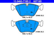 ATE 607185 Brake pad set 13.0460-7185.2 - Brake Pads