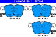 ATE 607199 Brake pad set 13.0460-7199.2 - Brake Pads