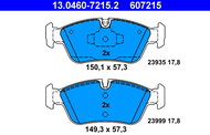 ATE 607215 Brake pad set 13.0460-7215.2 - Brake Pads