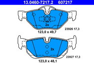 ATE 607217 Brake pad set 13.0460-7217.2 - Brake Pads
