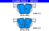 ATE 607232 Sada brzdových destiček 13.0460-7232.2 - Brzdové destičky