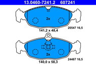 ATE 607241 Brake pad set 13.0460-7241.2 - Brake Pads