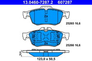 ATE 607287 Brake pad set 13.0460-7287.2 - Brake Pads