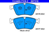 ATE 607318 Brake pad set 13.0460-7318.2 - Brake Pads