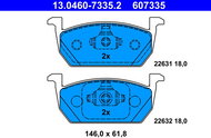 ATE 607335 Brake pad set 13.0460-7335.2 - Brake Pads