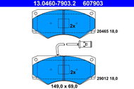 ATE 607903 Brake pad set 13.0460-7903.2 - Brake Pads