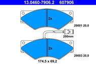 ATE Brake pad set 13.0460-7906.2 - Brake Pads