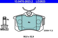 ATE Brake pads 13.0470-2823.2 - Brake Pads