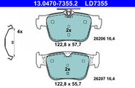 ATE Brake pads 13.0470-7355.2 - Brake Pads