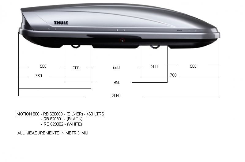 Thule Motion 800 shiny silver Roof Box Alza.cz