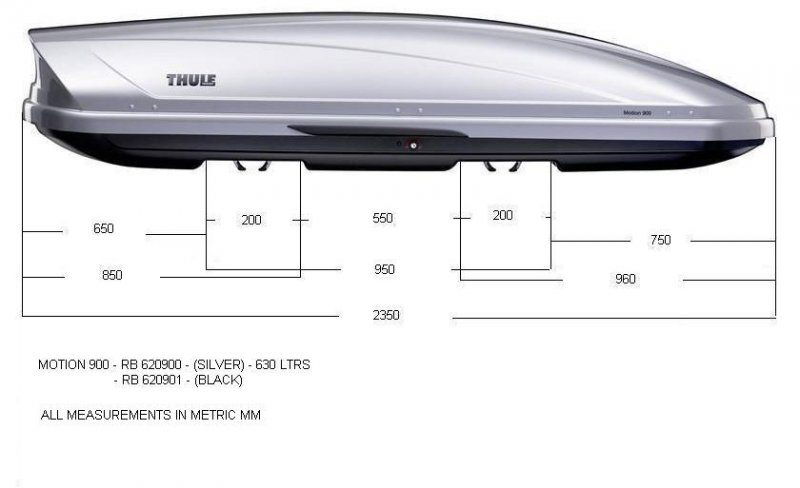 Thule Motion 900 Gloss Black Roof Box Alza.cz