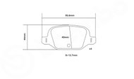 BREMBO Brake pads 07. B315.30 - Brake Pads