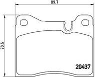 BREMBO Brake pad set P 06 003 - Brake Pads