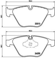 BREMBO Brake pad set P 06 055 - Brake Pads