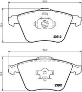 BREMBO Brake pad set P 10 012 - Brake Pads