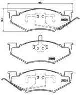BREMBO Brake pads P 11 005 - Brake Pads