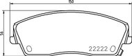 BREMBO Brake pad set P 11 041 - Brake Pads