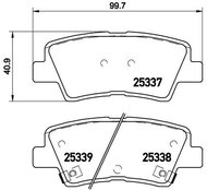 BREMBO Brake pads P 30 067X - Brake Pads