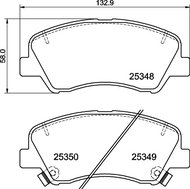 BREMBO Brake pad set P 30 122 - Brake Pads