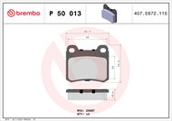 BREMBO Brake pad set P 50 013 - Brake Pads