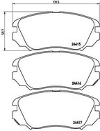 BREMBO Brake pads P 59 054X - Brake Pads