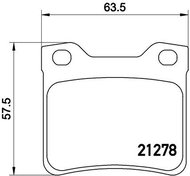 BREMBO Brake pad set P 61 058 - Brake Pads