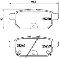 BREMBO Brake pad set P 79 029 - Brake Pads