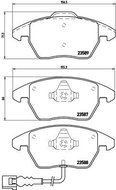 BREMBO Brake pad set P 85 075 - Brake Pads