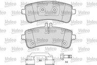 VALEO Brake pads 601666 - Brake Pads