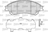 VALEO Brake pads 601667 - Brake Pads