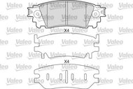 VALEO Brake pads 601678 - Brake Pads
