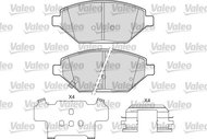 VALEO Brake pads 601686 - Brake Pads