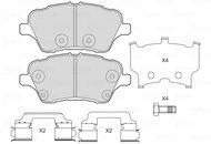 VALEO Brake pads 601703 - Brake Pads