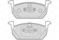VALEO Brake pads 601719 - Brake Pads